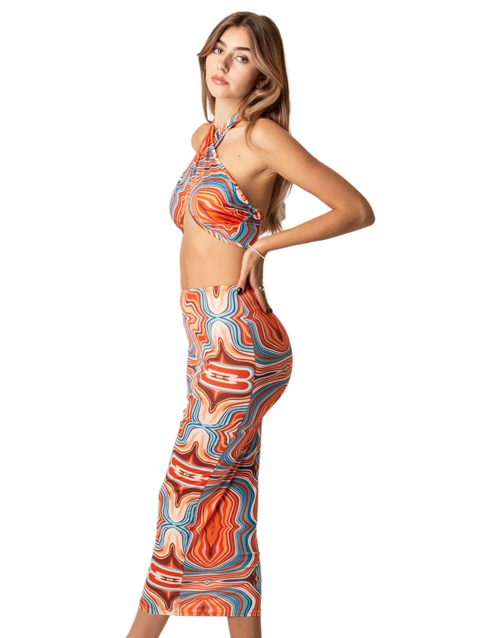 Azurelee Two Piece Maxi Skirt Sets Weekends Clothing