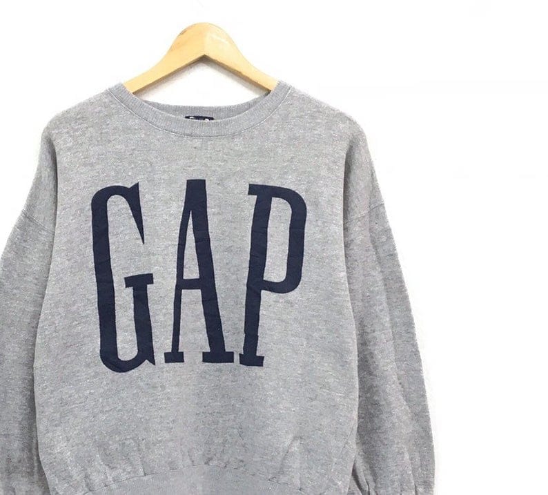 Vintage Grey Gap Sweatshirt M Sweater Weekends Clothing