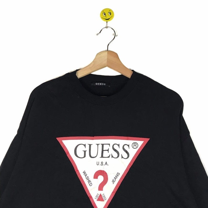 Vintage Guess Sweatshirt L Sweater Weekends Clothing