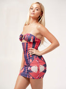 Anacapa Strapless Open Dress - Multi-Color Dress Weekends Clothing