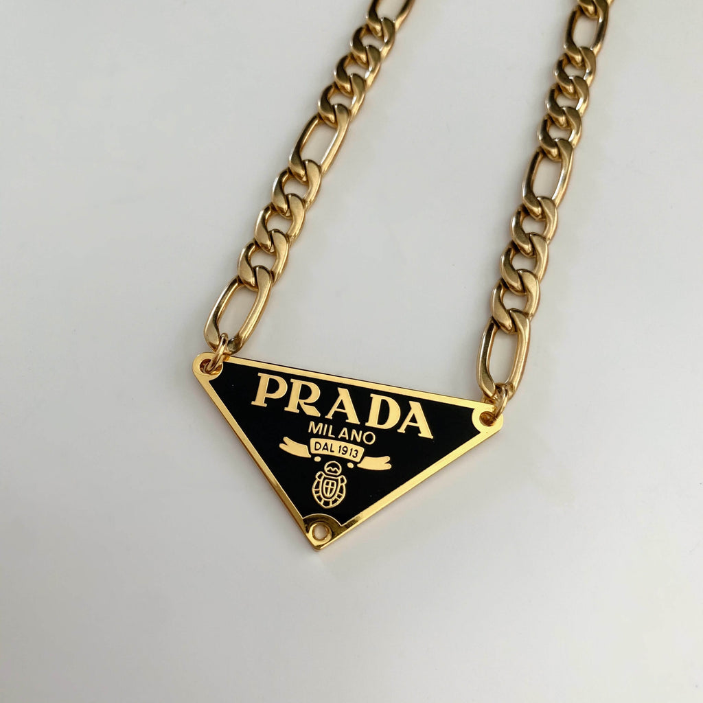 Repurposed Vintage Prada Necklace Jewelry Weekends Clothing