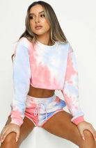 Tie Dye Loose Fit Top Shorts Set Sets Weekends Clothing