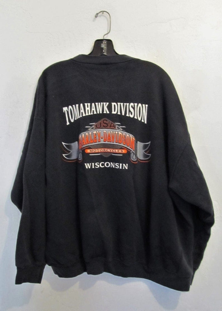 Vintage Black Harley Davidson Sweatshirt XL Sweater Weekends Clothing