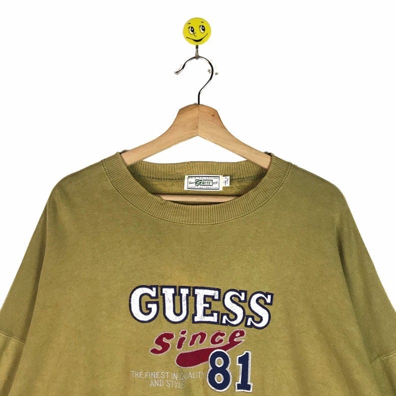 Plakater vært Manifold Vintage Guess Sweatshirt – Weekends Clothing