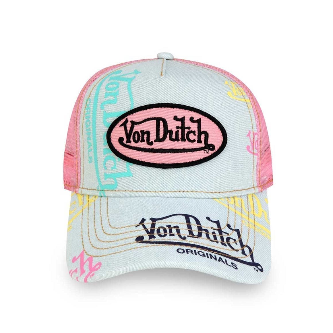 Von Dutch Light Denim Pink Apparel & Accessories Weekends Clothing