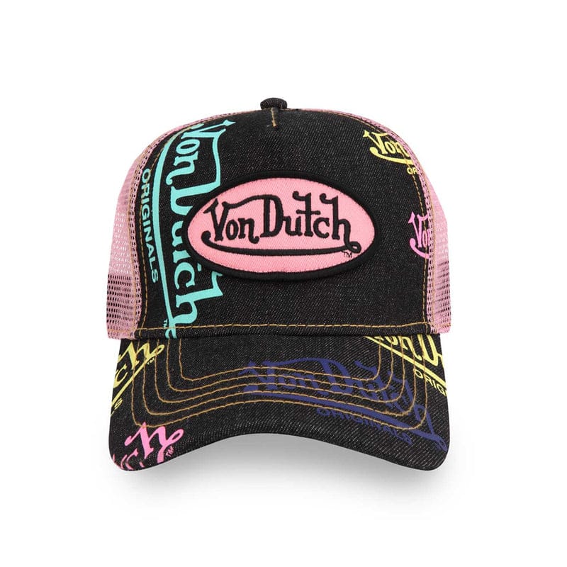 Von Dutch Navy Denim Pink Logo Weekends Clothing